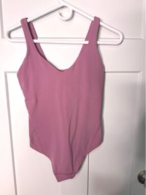 Lululemon align pink body suit thong size 8 sleeveless Tank
